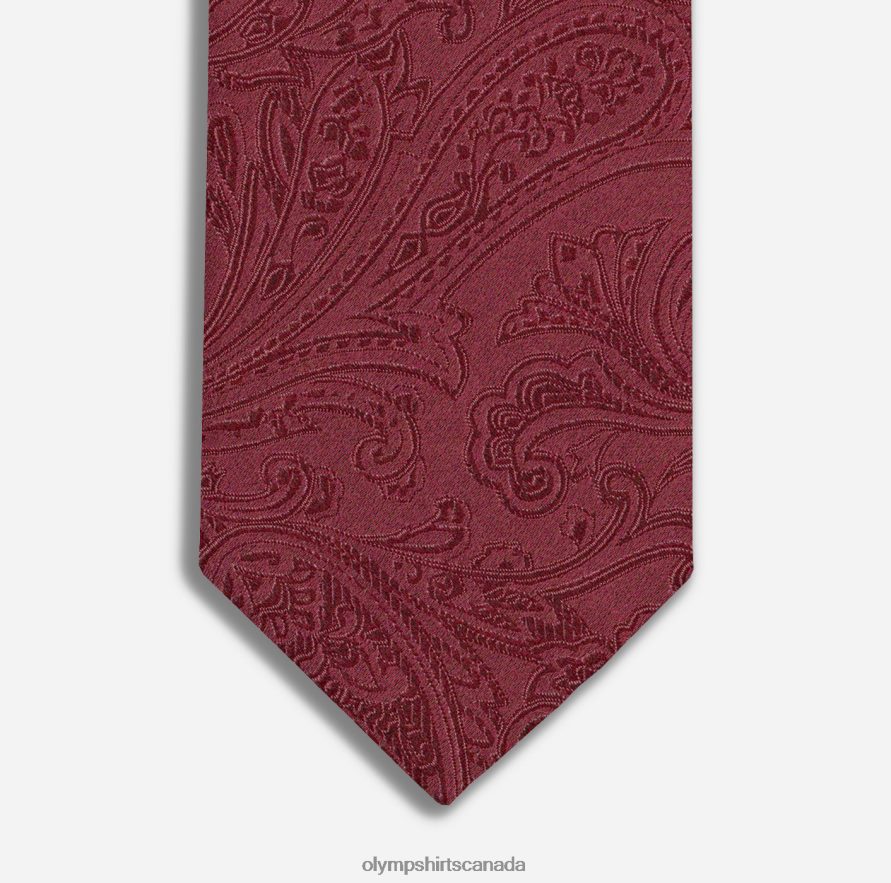 OLYMP Tie Slim 65 Cm Dark Red H2P42H2470 Accessories