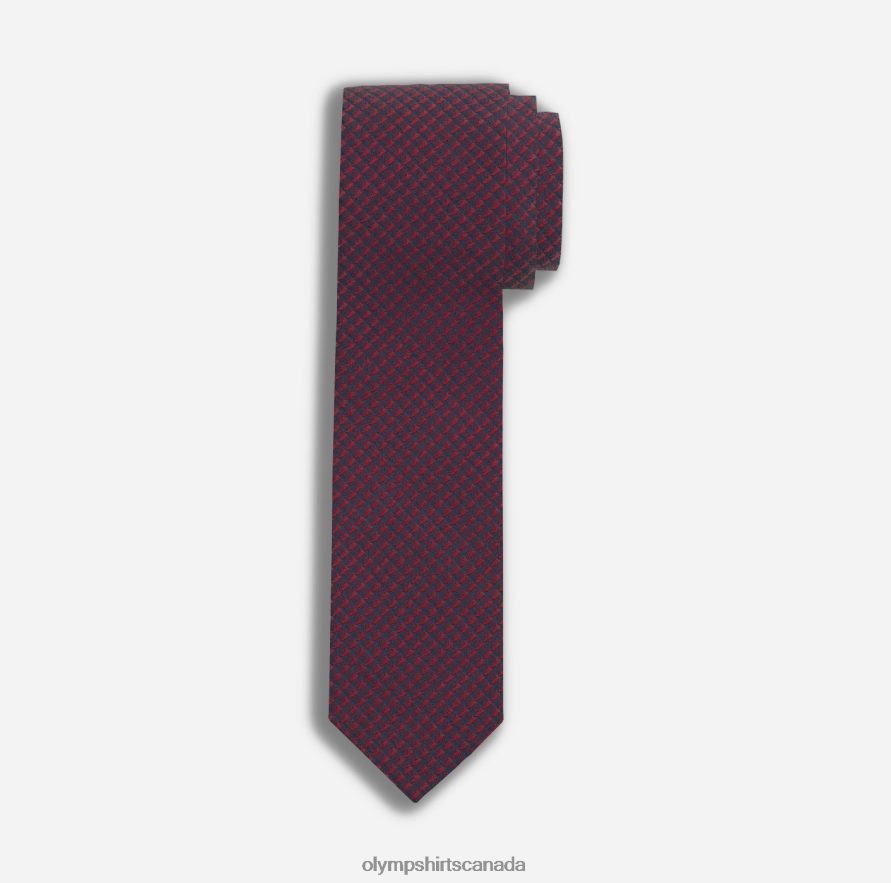 OLYMP Tie Slim 65 Cm Red H2P42H2374 Accessories