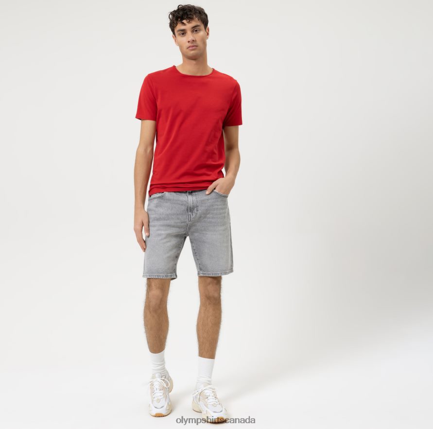 OLYMPLevel Five Casual Body Fit T-Shirt Brick Red H2P42H2058 Clothing