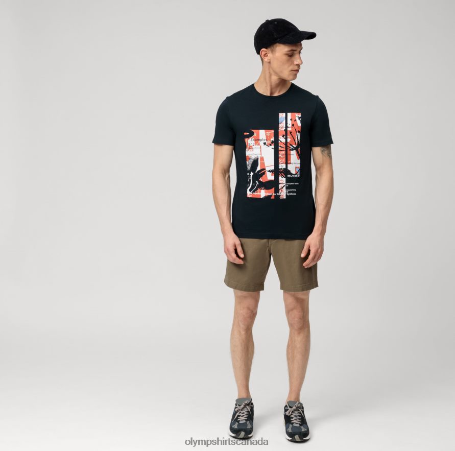 OLYMPLevel Five Casual Body Fit T-Shirt Marine H2P42H1993 Clothing