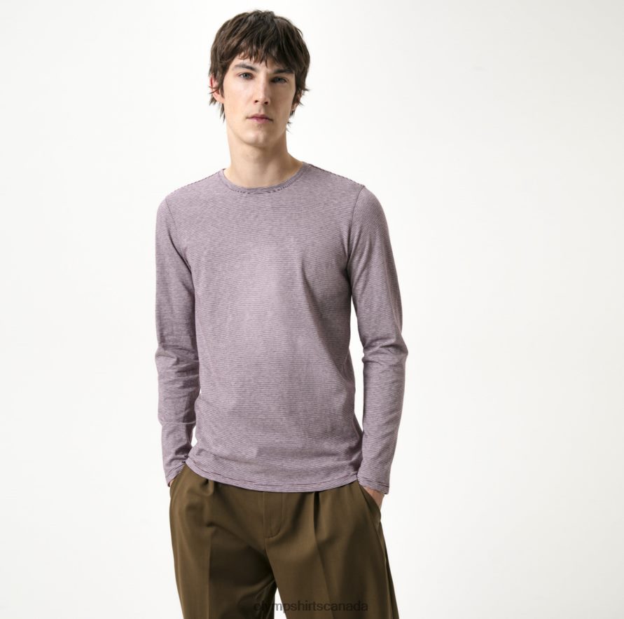 OLYMPLevel Five Casual Body Fit T-Shirt Plum H2P42H2060 Clothing