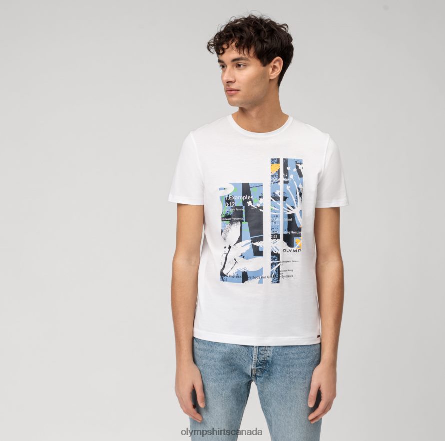 OLYMPLevel Five Casual Body Fit T-Shirt White H2P42H1990 Clothing