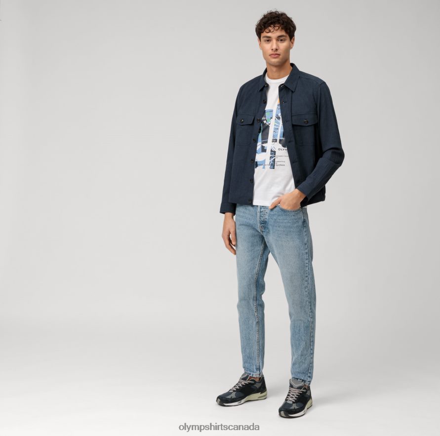 OLYMPLevel Five Casual Body Fit T-Shirt White H2P42H1990 Clothing