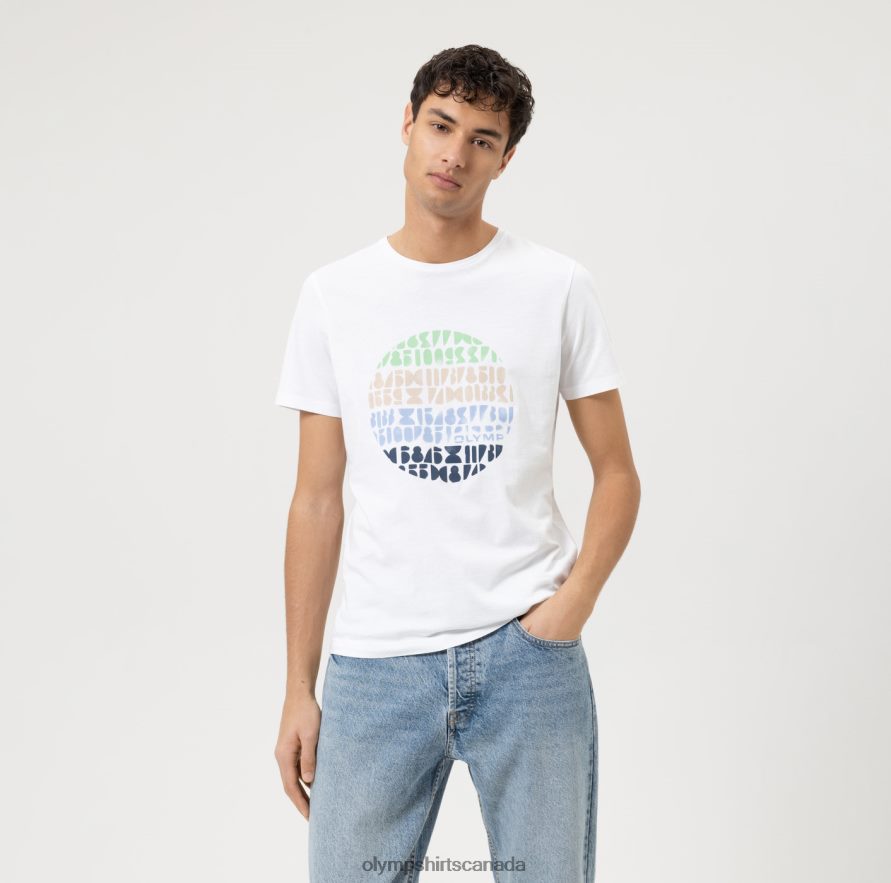 OLYMPLevel Five Casual Body Fit T-Shirt White H2P42H2051 Clothing