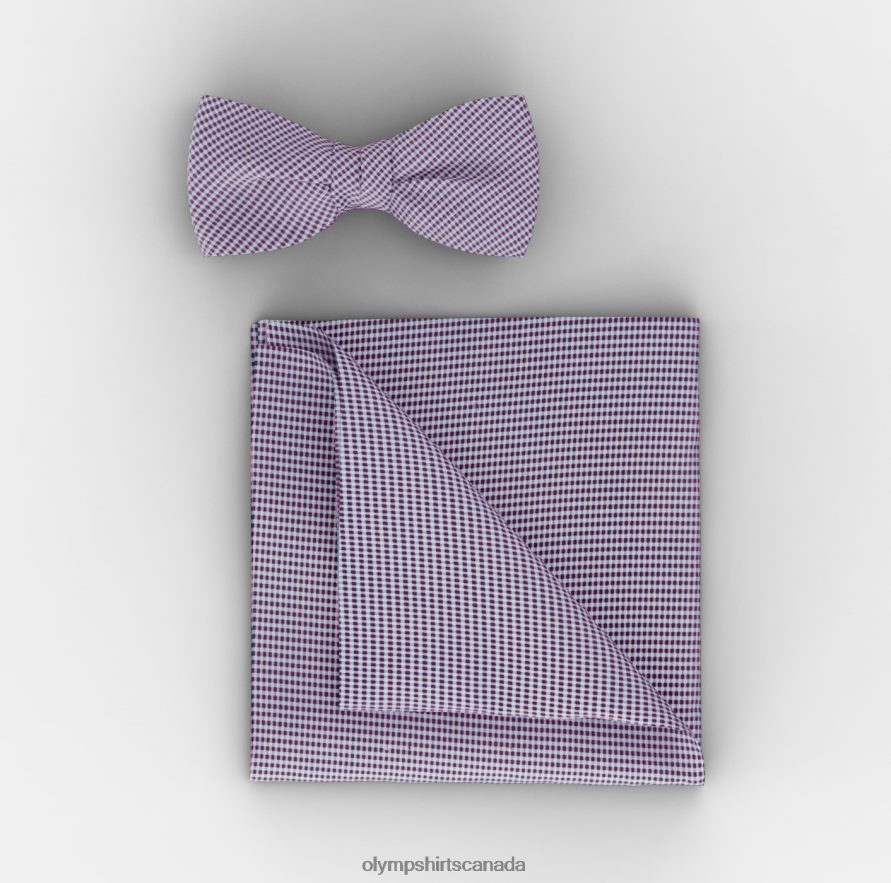 OLYMP Bow Tie / Pocket Square Set Viola H2P42H2646 Accessories