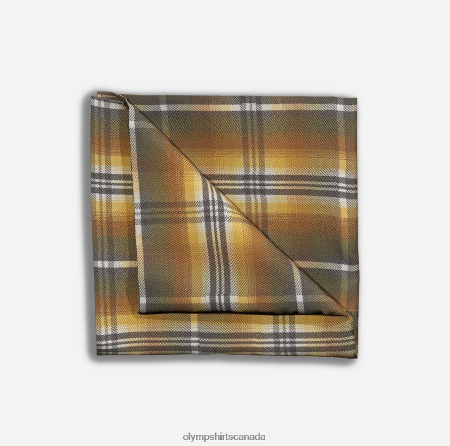 OLYMP Pocket Square 28X28 Cm , Brass H2P42H2603 Accessories