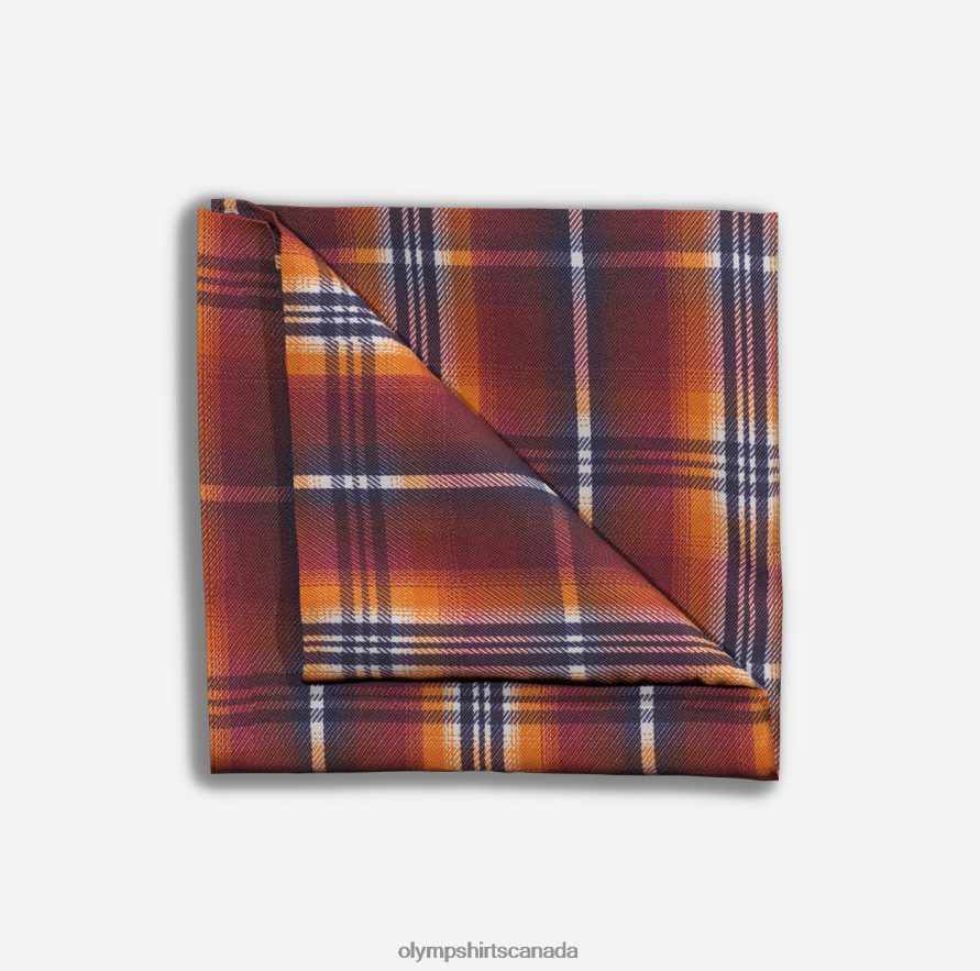 OLYMP Pocket Square 28X28 Cm, Sienna H2P42H2602 Accessories