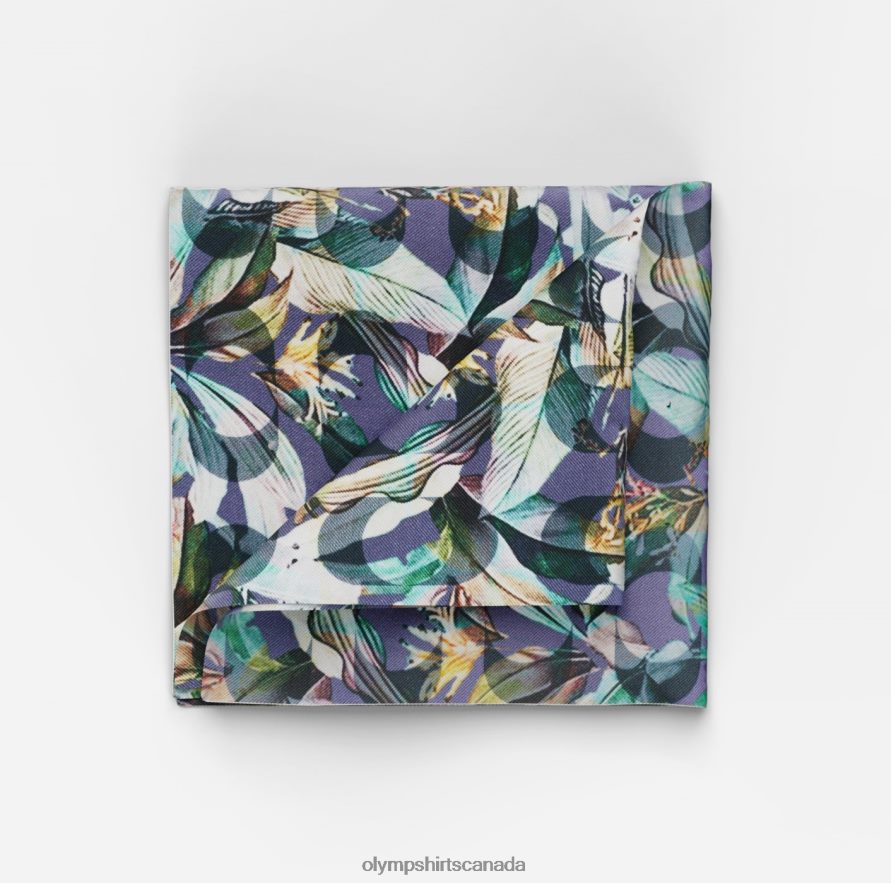 OLYMP Pocket Square 30X30Cm, Smoke Blue H2P42H2556 Accessories