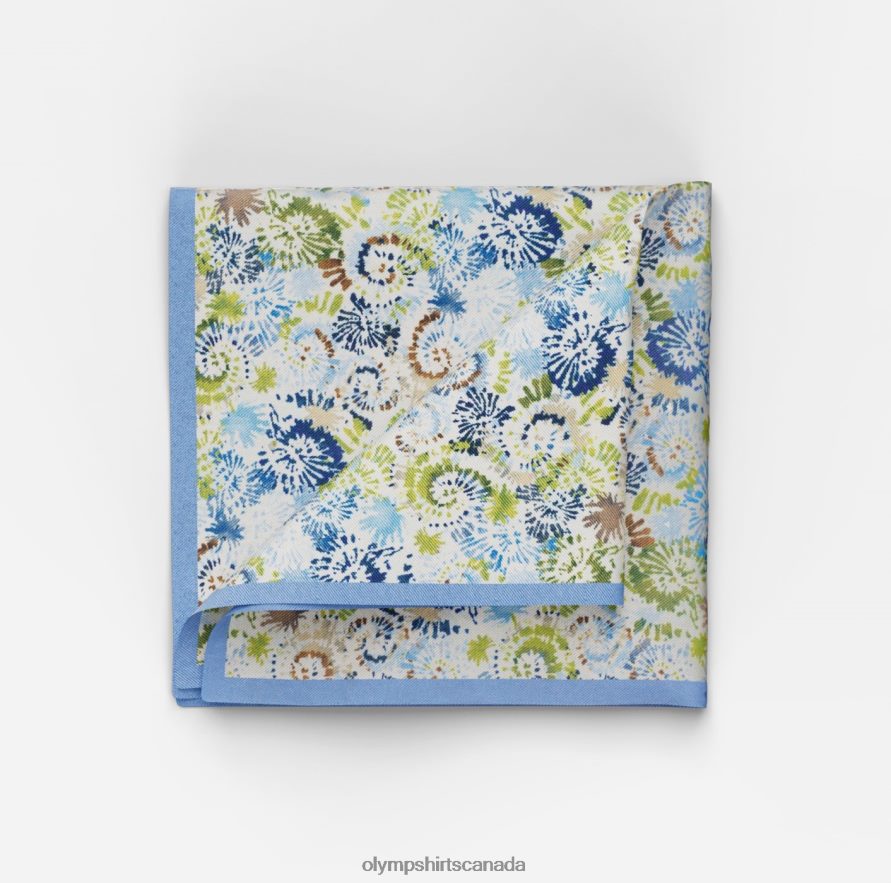 OLYMP Pocket Square 30X30 Cm, Bleu H2P42H2574 Accessories