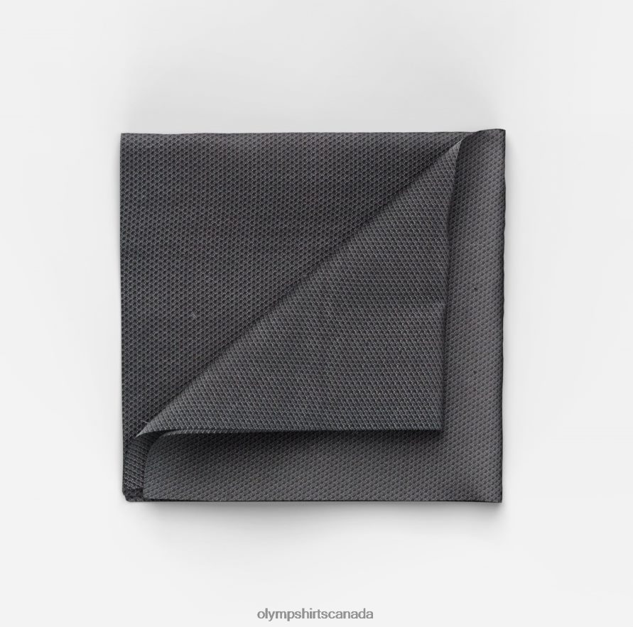 OLYMP Pocket Square 33X33 Cm, Anthracite H2P42H2585 Accessories
