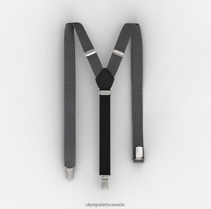 OLYMP Suspenders Y-Shape, Anthracite H2P42H2620 Accessories