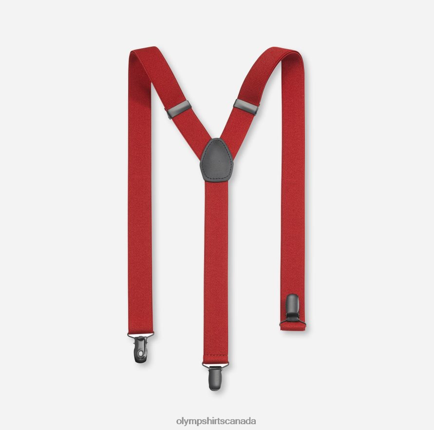 OLYMP Suspenders Y-Shape, Red H2P42H2622 Accessories