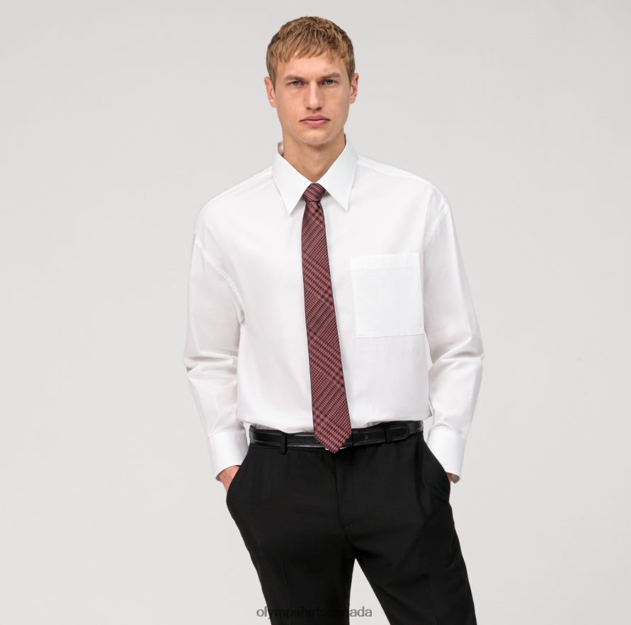 OLYMP Tie Regular 7 Cm, Red H2P42H2403 Accessories