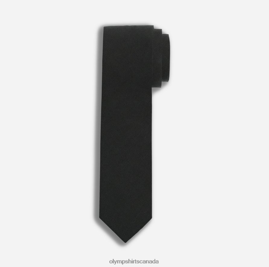 OLYMP Tie Slim 6,5 Cm, Black H2P42H2221 Accessories