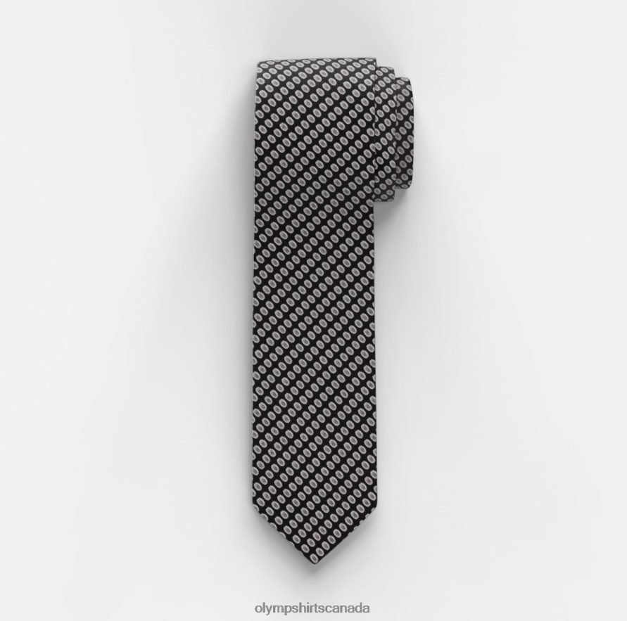 OLYMP Tie Slim 6,5 Cm, Black H2P42H2234 Accessories