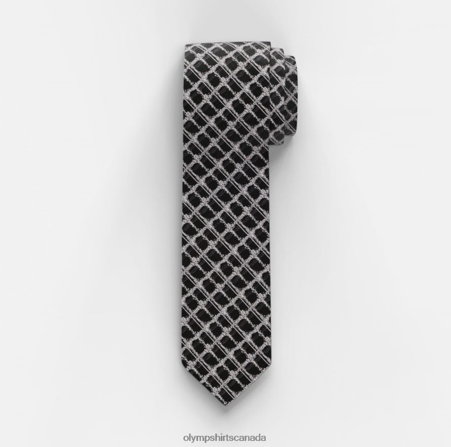 OLYMP Tie Slim 6,5 Cm, Black H2P42H2305 Accessories
