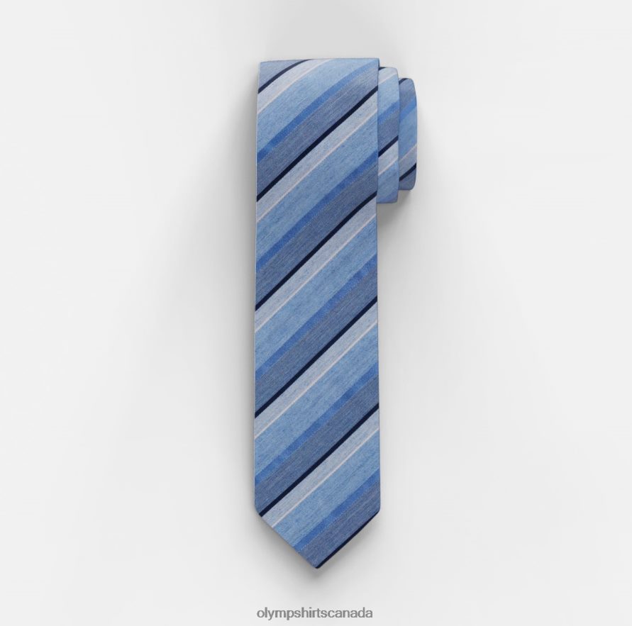 OLYMP Tie Slim 6,5 Cm, Bleu H2P42H2237 Accessories