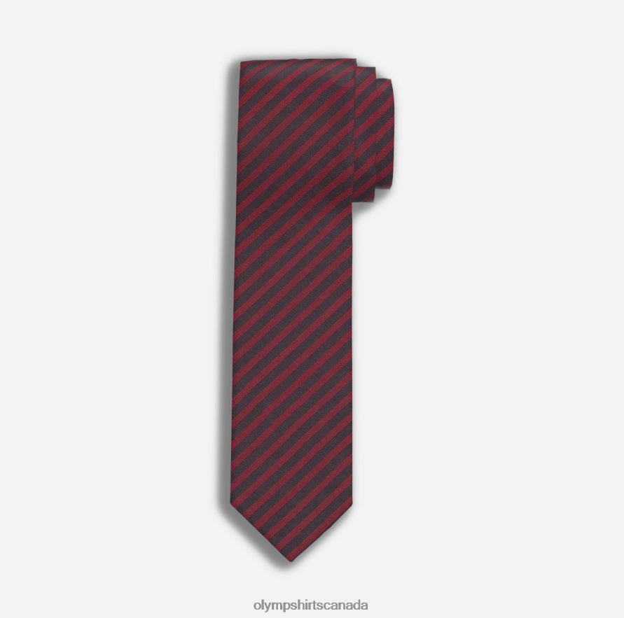 OLYMP Tie Slim 6,5 Cm, Bordeaux H2P42H2375 Accessories