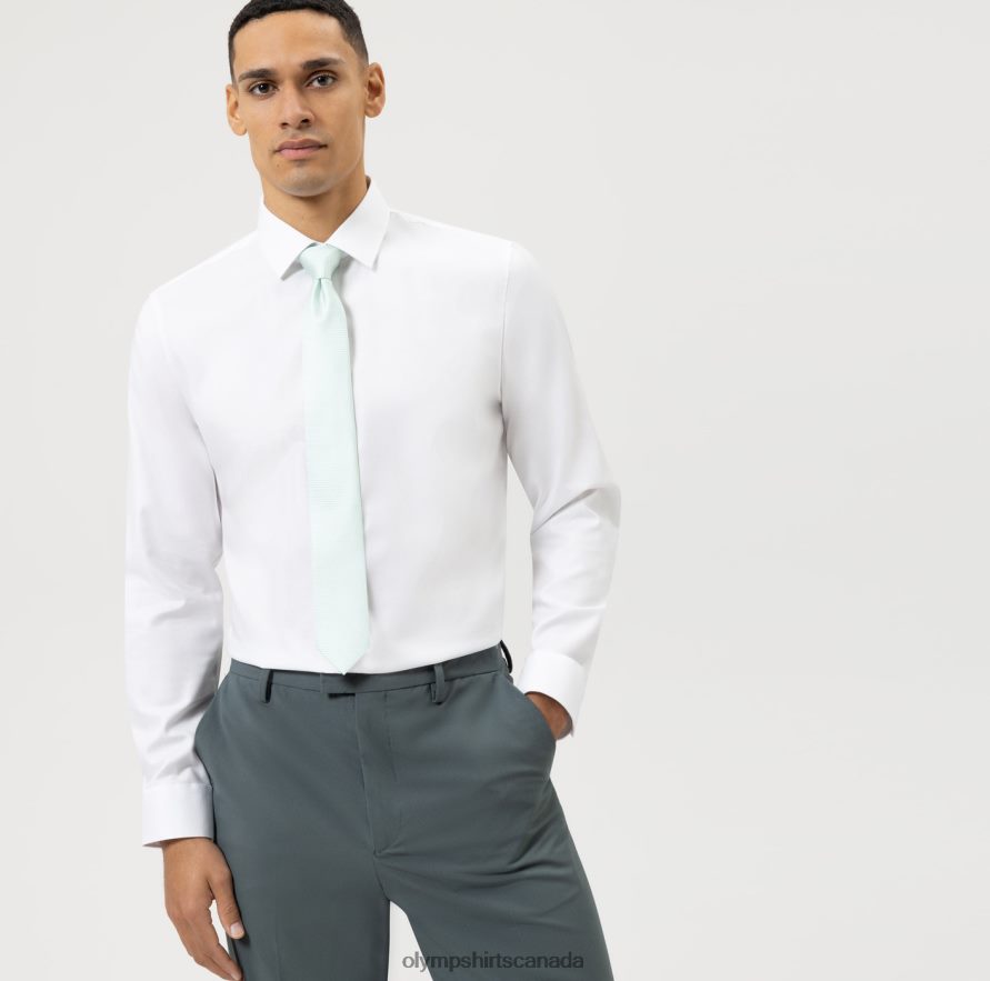 OLYMP Tie Slim 6,5 Cm, Crystal Green H2P42H2475 Accessories