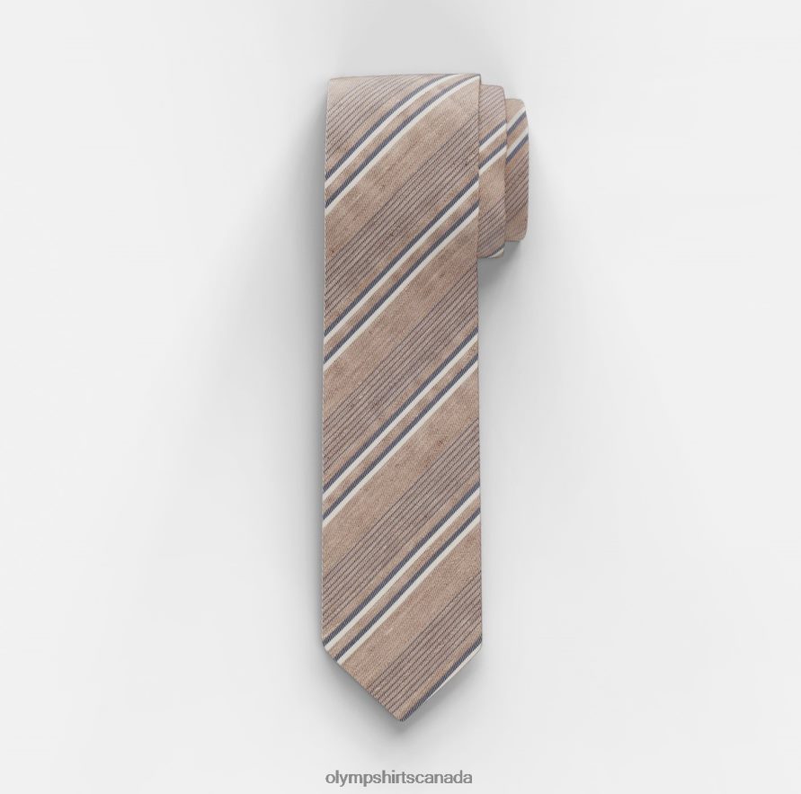 OLYMP Tie Slim 6,5 Cm, Taupe H2P42H2204 Accessories