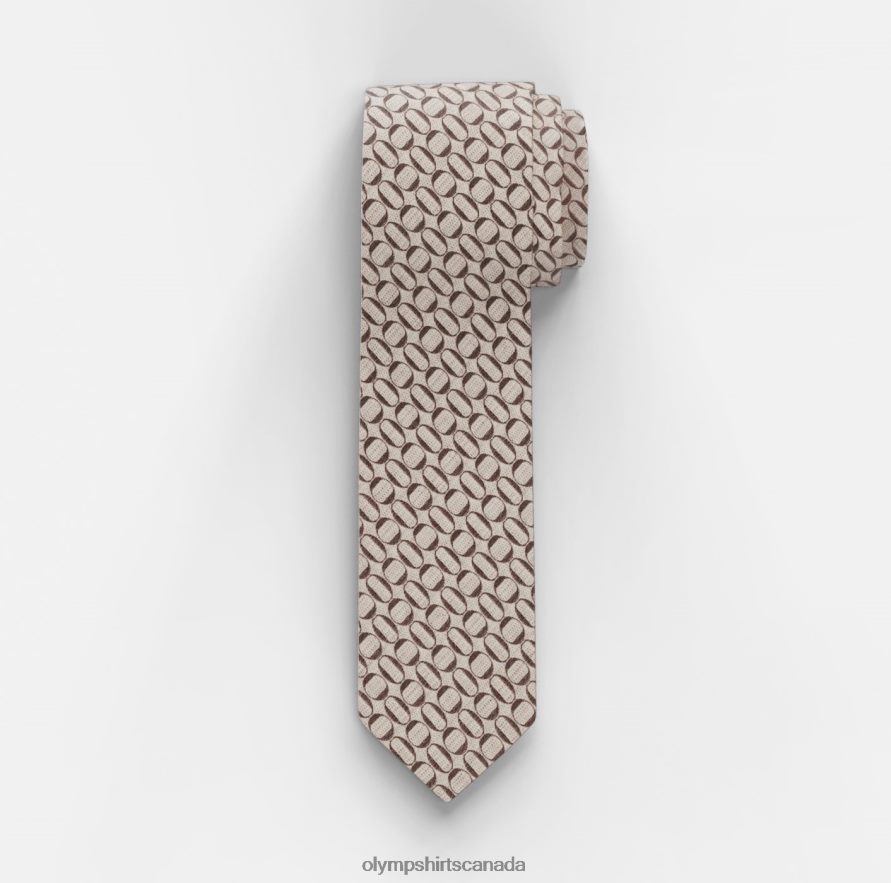 OLYMP Tie Slim 6,5 Cm, Taupe H2P42H2256 Accessories