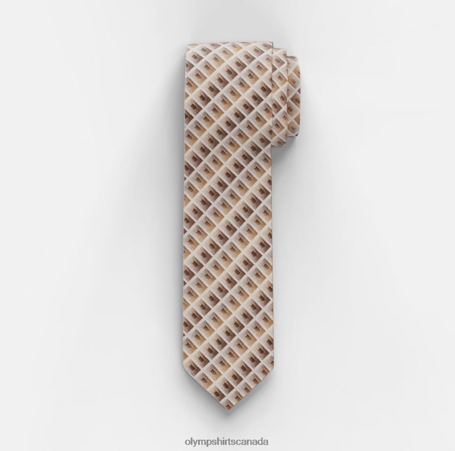 OLYMP Tie Slim 6,5 Cm, Taupe H2P42H2263 Accessories