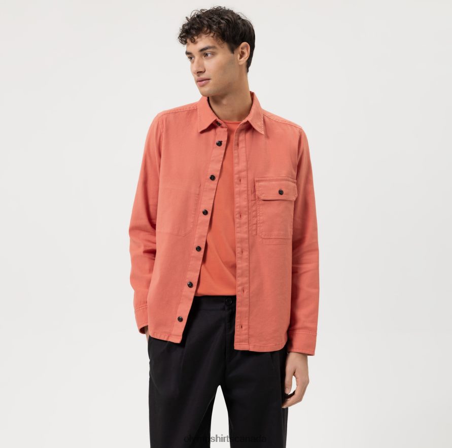 OLYMP Level Five Smart Casual Overshirt, Casual Shirt, Sienna H2P42H1967 Clothing