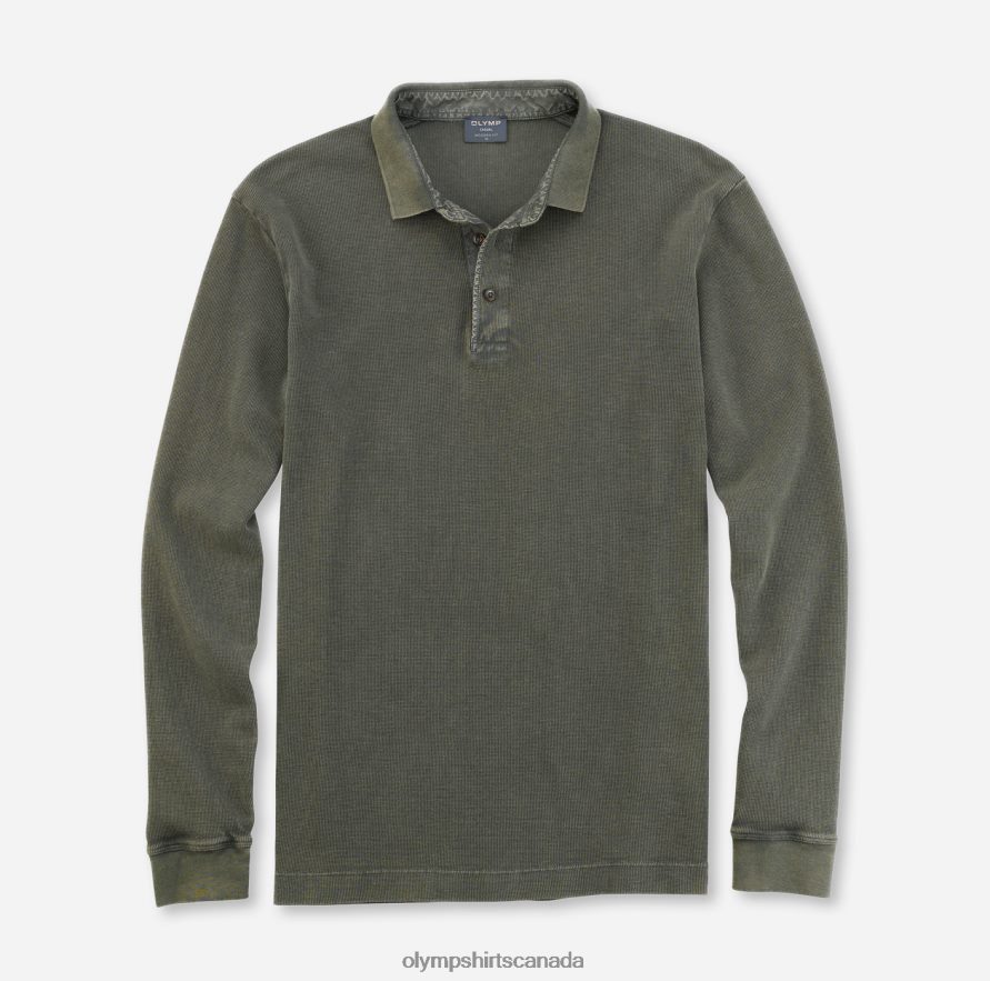 OLYMP Casual Modern Fit, Polo, Dark Green H2P42H2183 Clothing