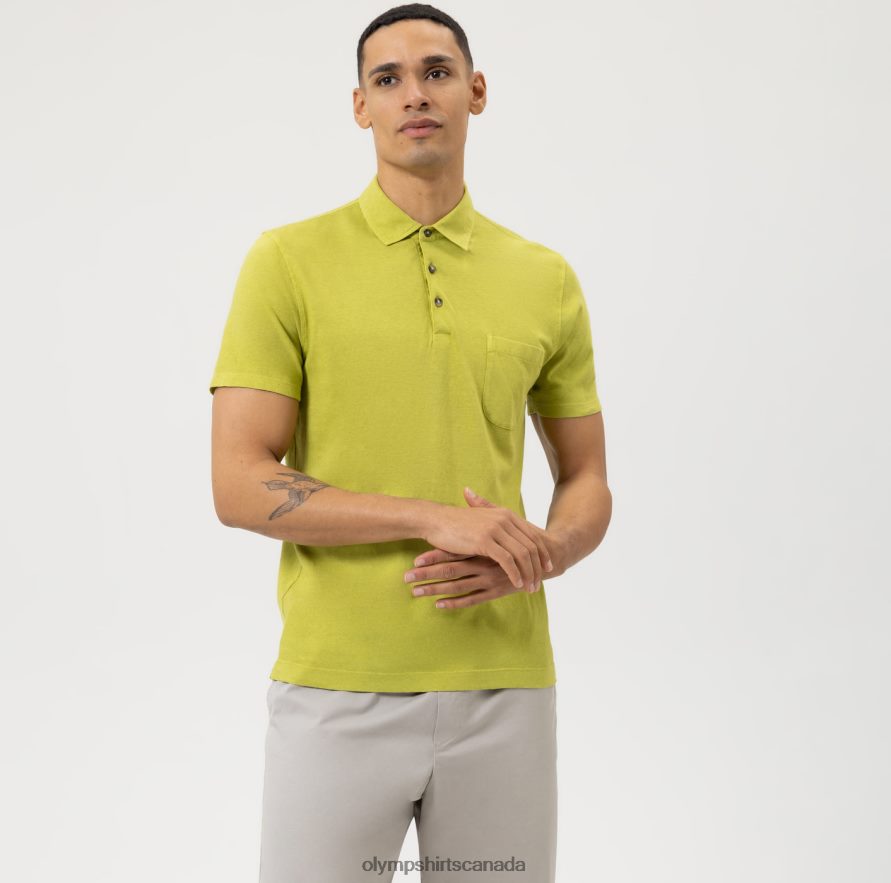 OLYMP Casual Modern Fit, Polo, Green H2P42H2121 Clothing