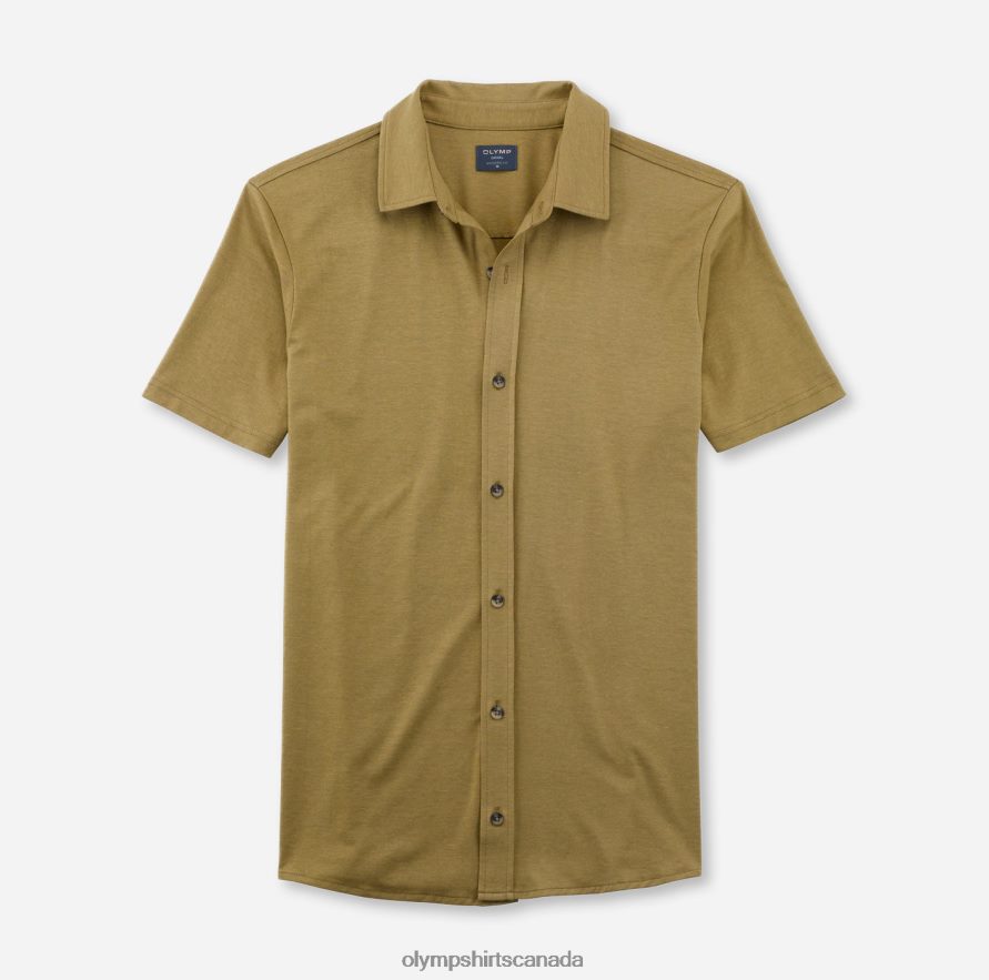 OLYMP Casual Modern Fit, Polo, Khaki H2P42H2112 Clothing