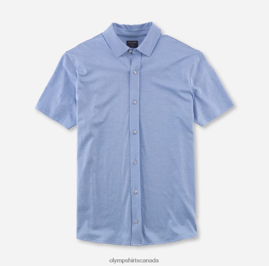OLYMP Casual Modern Fit, Polo, Light Blue H2P42H2150 Clothing