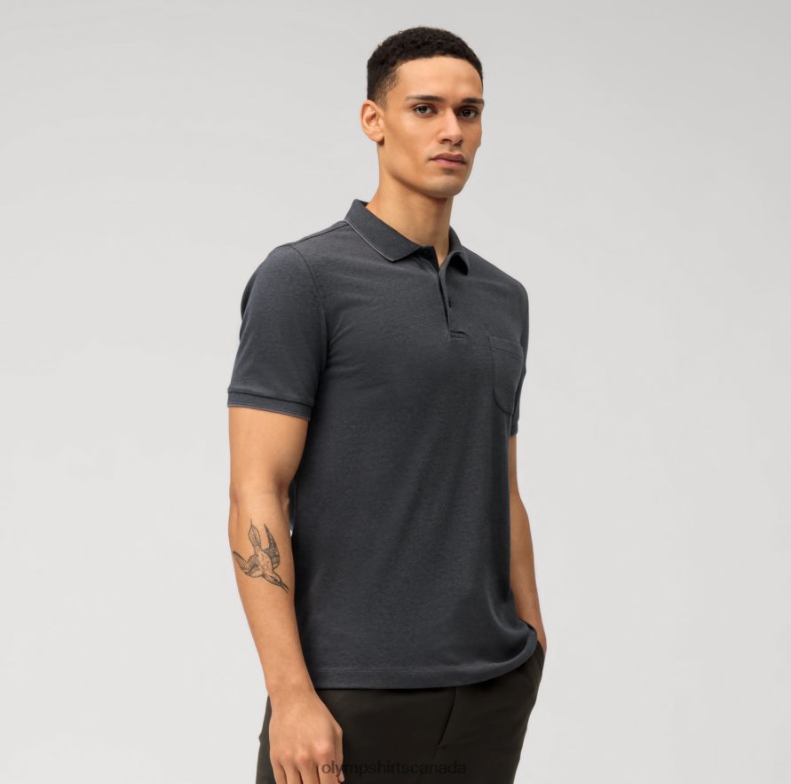 OLYMP Casual Modern Fit, Polo, Marine H2P42H2102 Clothing