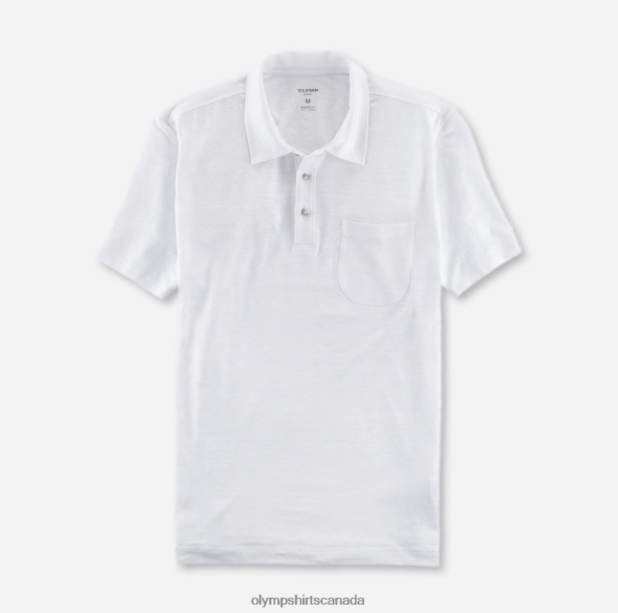 OLYMP Casual Modern Fit, Polo, Off White H2P42H2130 Clothing
