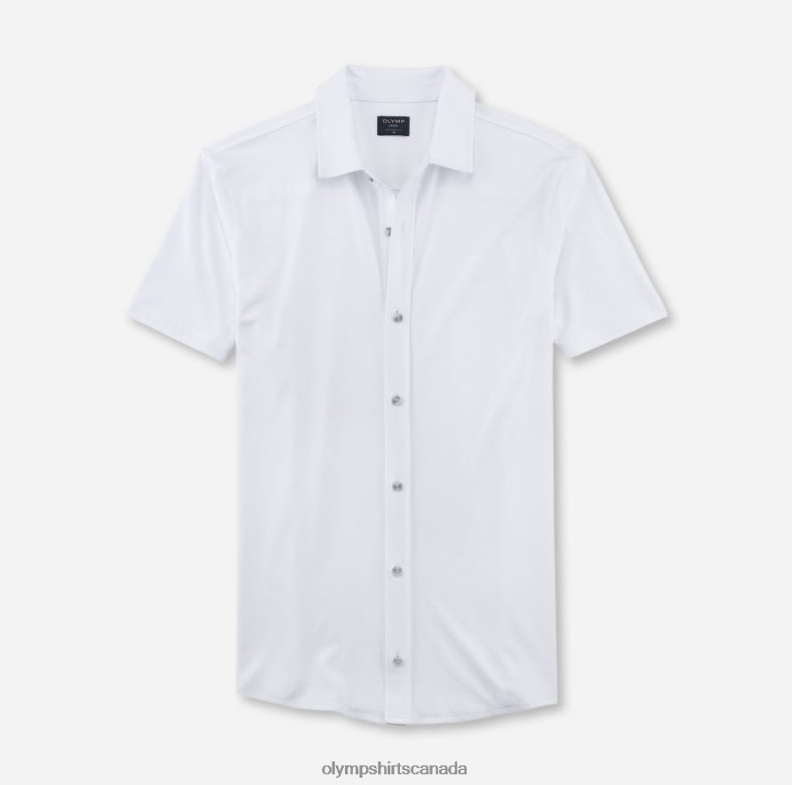 OLYMP Casual Modern Fit, Polo, White H2P42H2170 Clothing