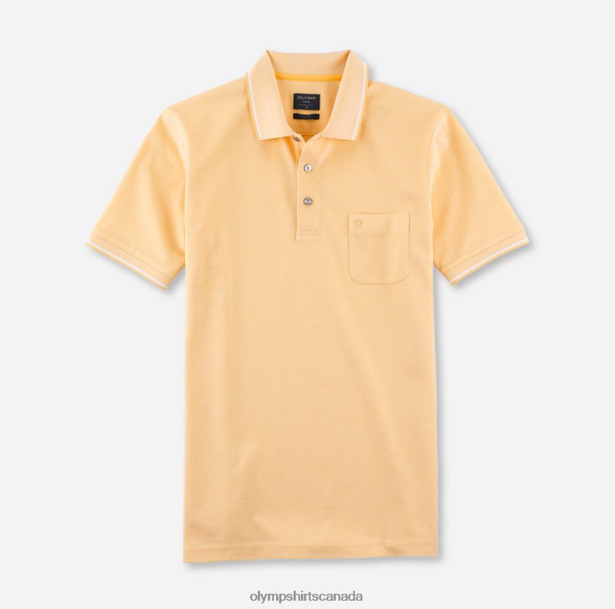 OLYMP Casual Modern Fit, Polo, Yellow H2P42H2179 Clothing