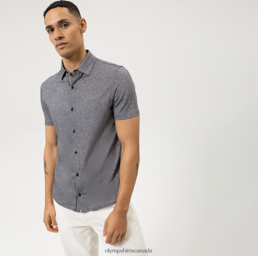 OLYMP Level Five Casual Body Fit, Polo, Black H2P42H2081 Clothing