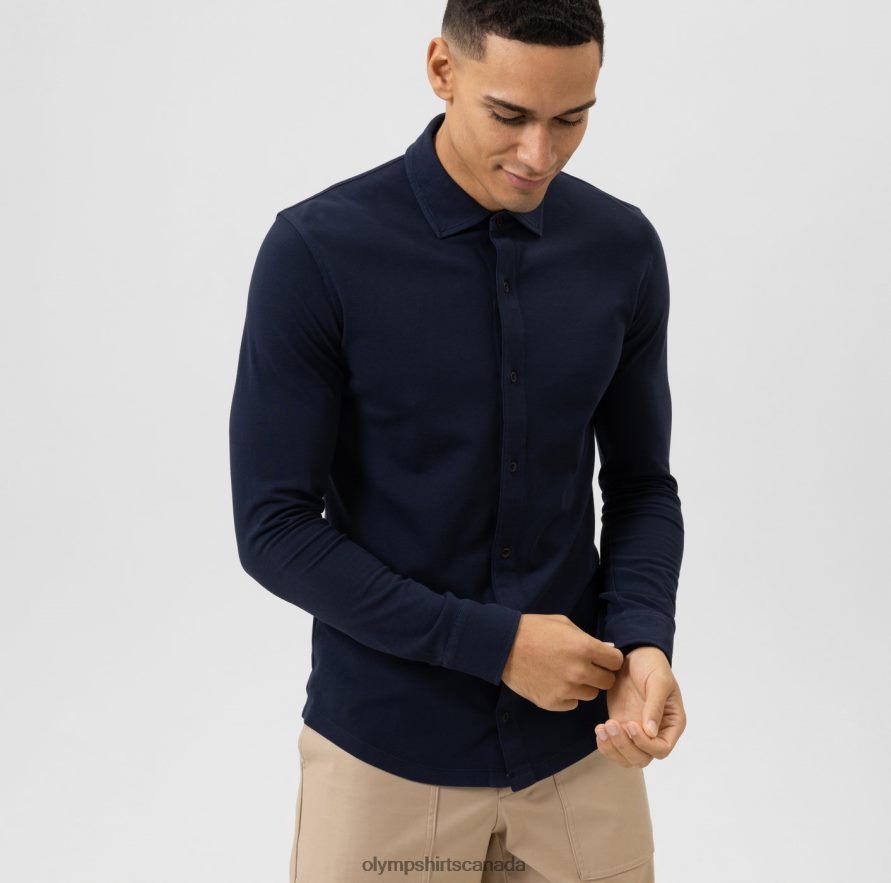 OLYMP Level Five Casual Body Fit, Polo, Marine H2P42H2174 Clothing