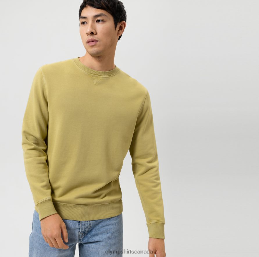 OLYMP Sweat Modern Fit, Lime H2P42H1914 Clothing