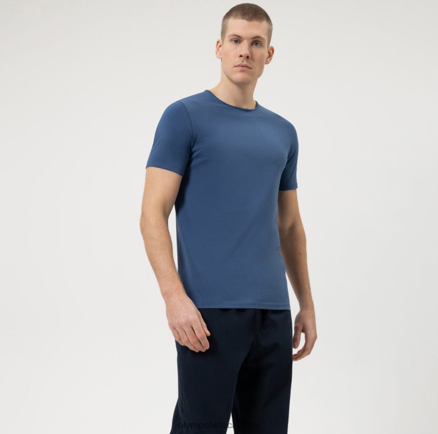 OLYMPLevel Five Casual Body Fit, T-Shirt, Indigo H2P42H2029 Clothing