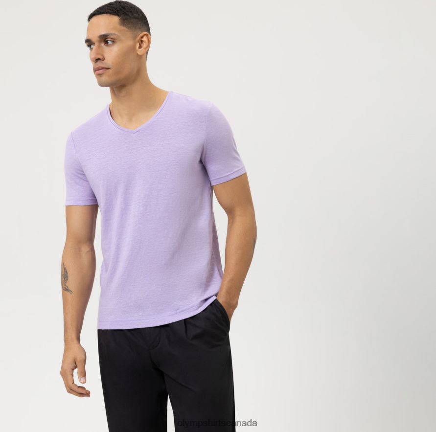 OLYMPLevel Five Casual Body Fit, T-Shirt, Lilac H2P42H2005 Clothing