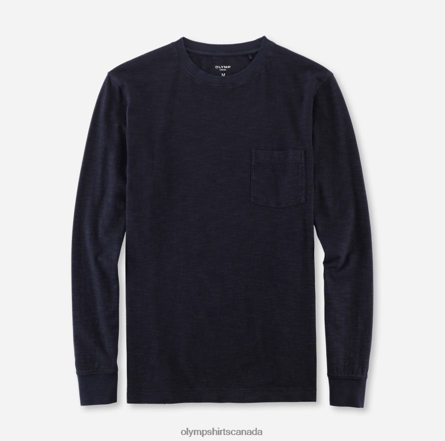 OLYMP Casual Modern Fit, T-Shirt, Marine H2P42H2010 Clothing