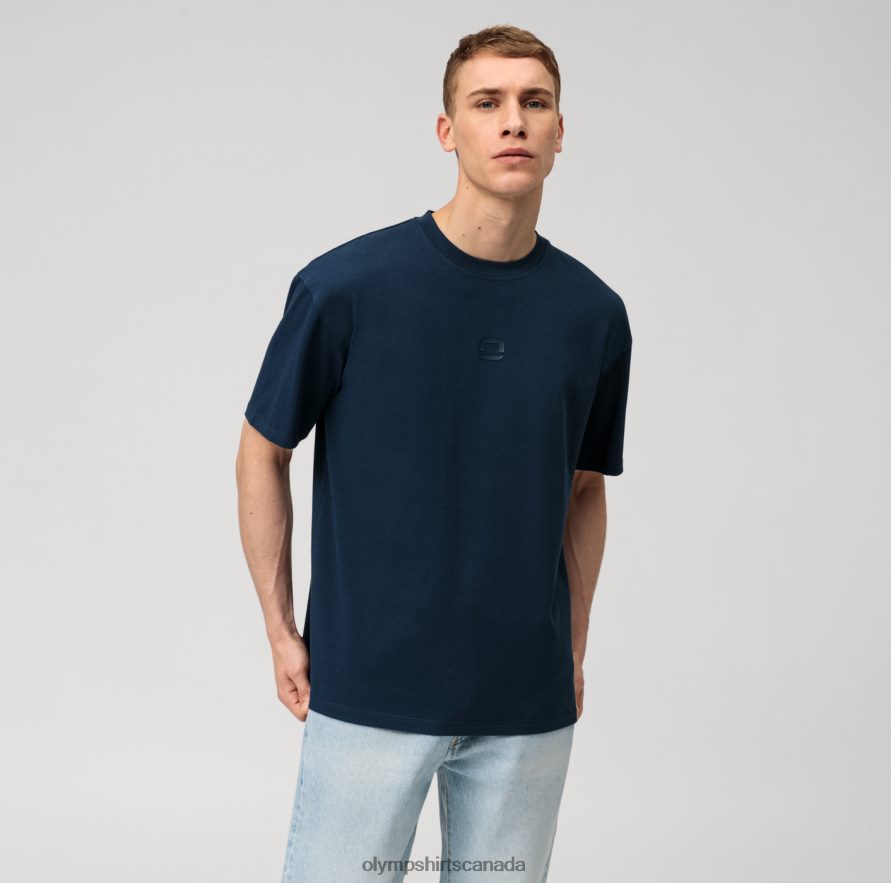 OLYMP Casual T-Shirt, Marine H2P42H2041 Clothing