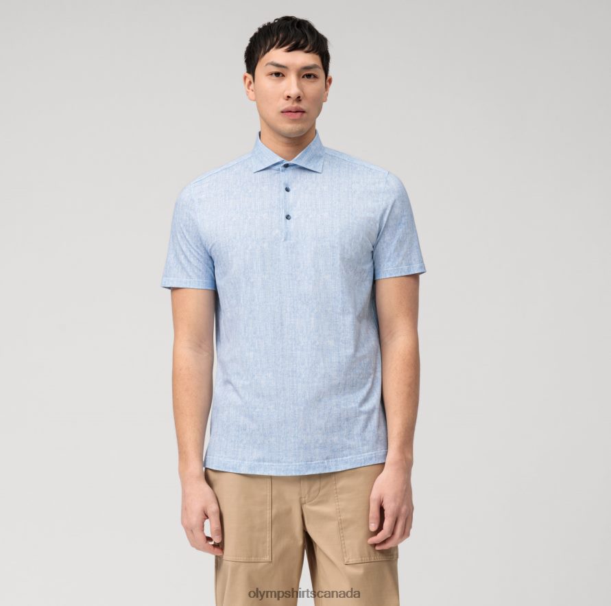 OLYMP Level Five 24/Seven Body Fit, Business Shirt, Kent, Royal H2P42H378 Clothing