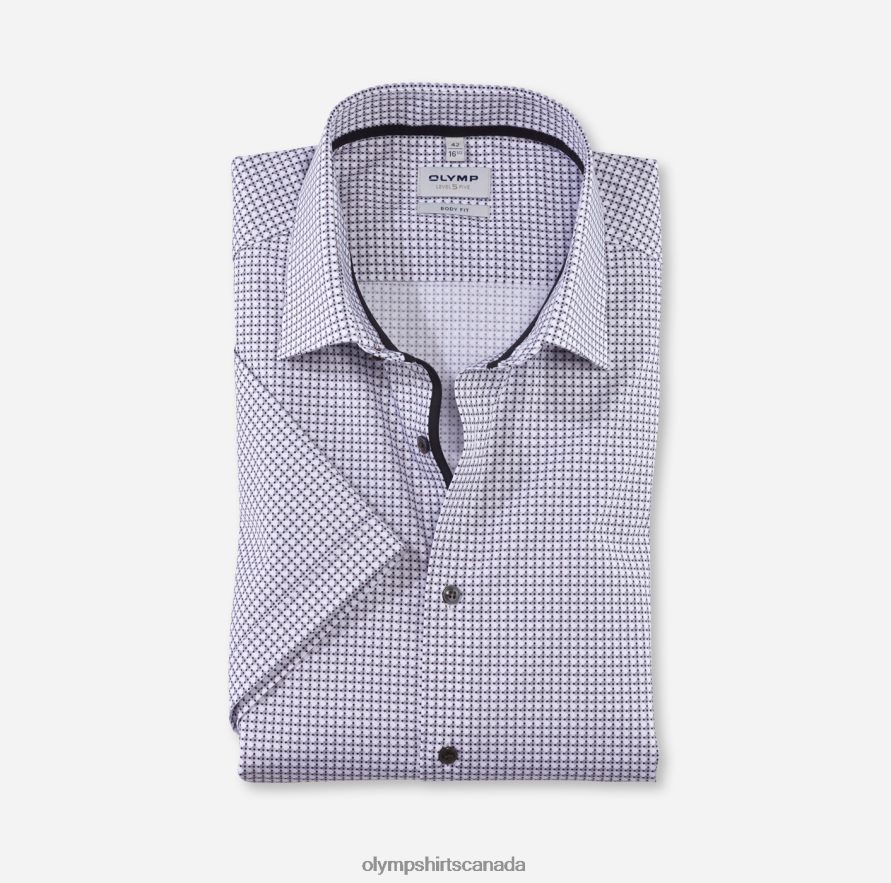 OLYMP Level Five Body Fit, Business Shirt, New York Kent, Black H2P42H359 Clothing