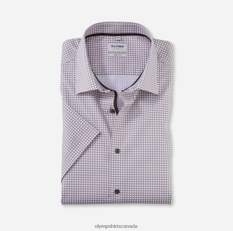 OLYMP Level Five Body Fit, Business Shirt, New York Kent, Natural H2P42H348 Clothing