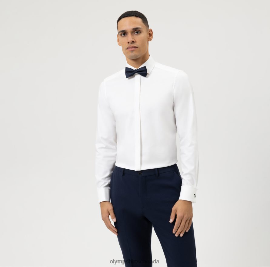 OLYMP Level Five Body Fit, Business Shirt, Royal Kent, Light Beige H2P42H416 Clothing