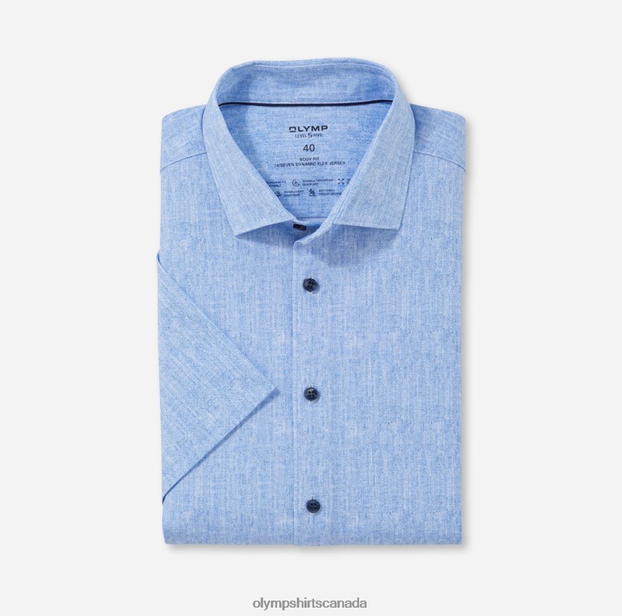 OLYMP Luxor 24/Seven Modern Fit, Business Shirt, New Kent, Royal H2P42H1181 Clothing