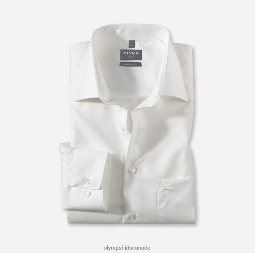 OLYMP Luxor Comfort Fit, Business Shirt, New Kent, Beige H2P42H1683 Clothing