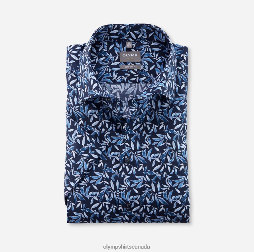 OLYMP Luxor Comfort Fit, Business Shirt, New Kent, Bleu H2P42H1508 Clothing