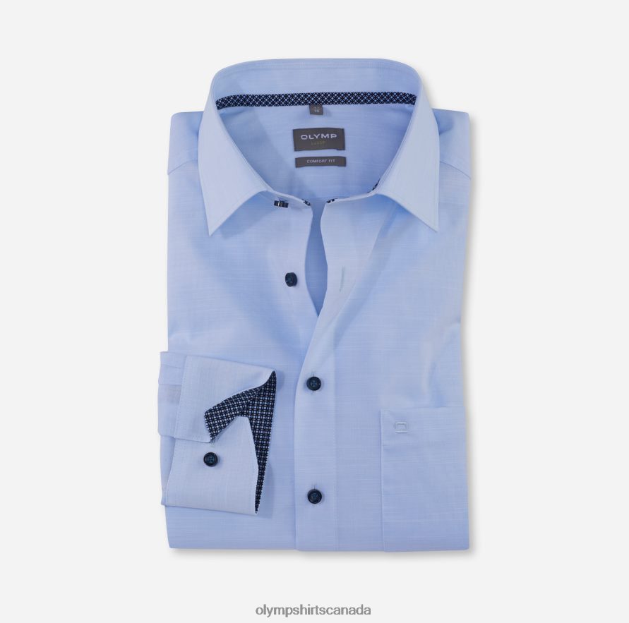 OLYMP Luxor Comfort Fit, Business Shirt, New Kent, Bleu H2P42H1623 Clothing